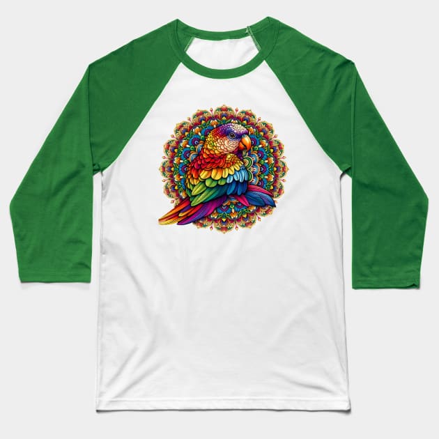 Beautiful Lory Baseball T-Shirt by Sravudh Snidvongs